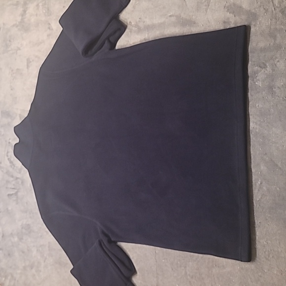 0491. NWTs ~ St. John's Bay ~ 3/4 zip Pullover ~ Deep Blue ~ Medium - Picture 6 of 6